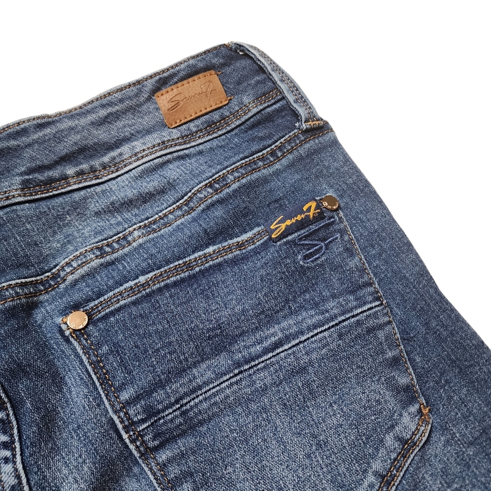 Seven7 Slim Straight Jeans Sz 4 - Picture 4 of 9